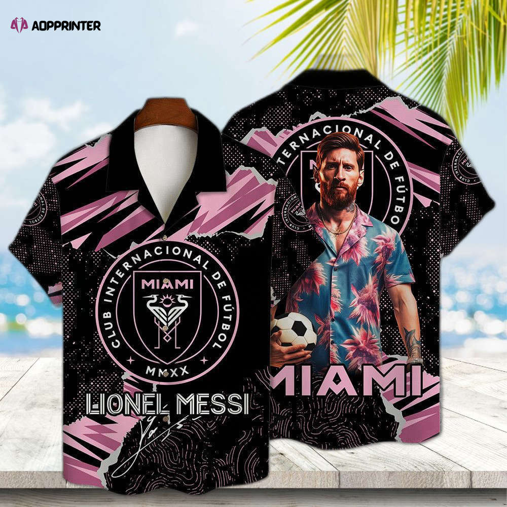 Stylish Lionel Messi Inter Miami CF Hawaiian Shirt: Embrace Soccer Fashion