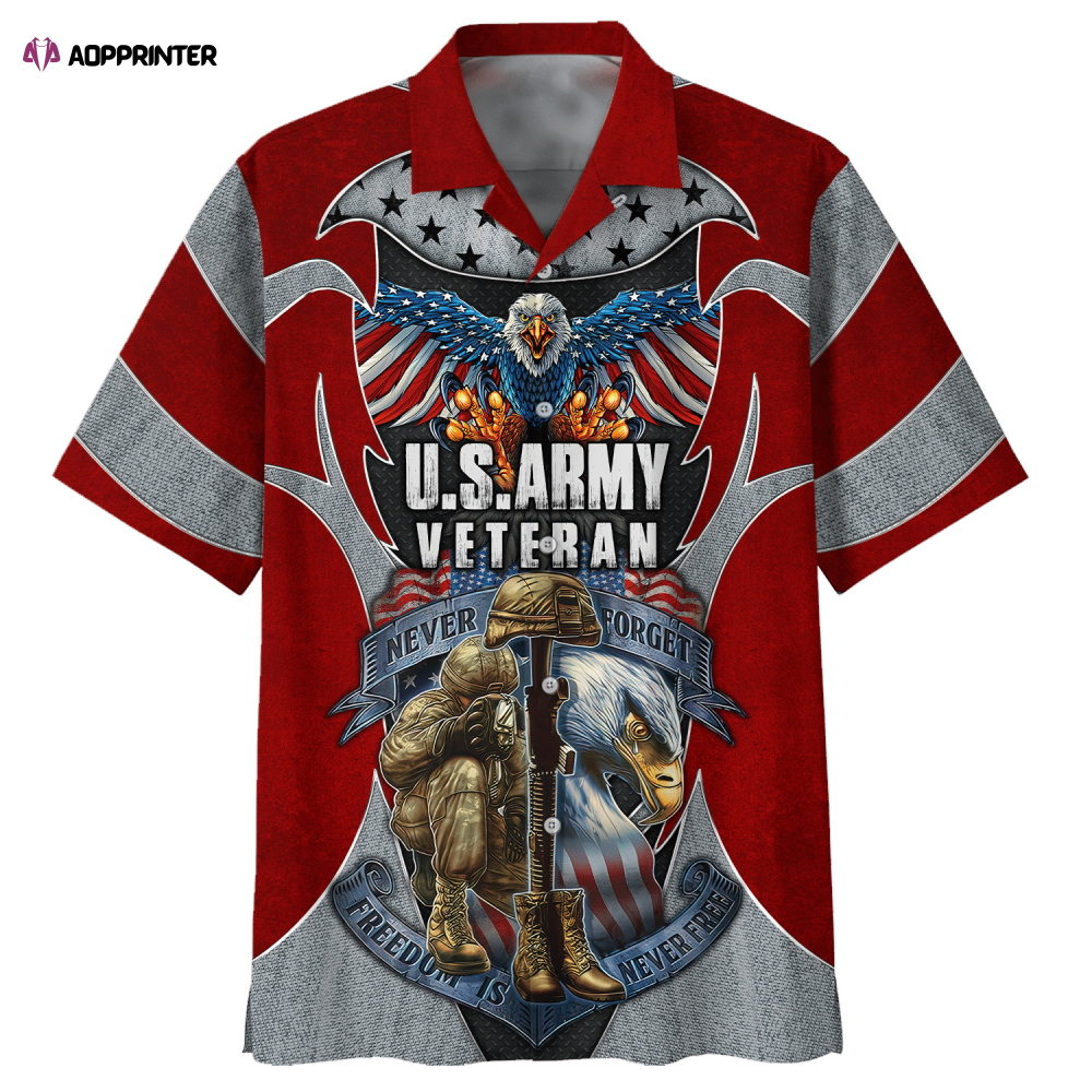 Us Army Veteran In War Hawaiian Shirt