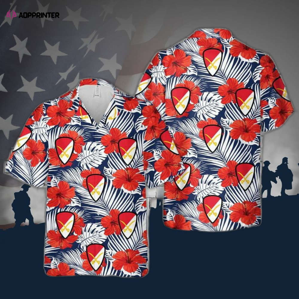 Us Army 6th Cavalry Brigade Hawaiian Shirt