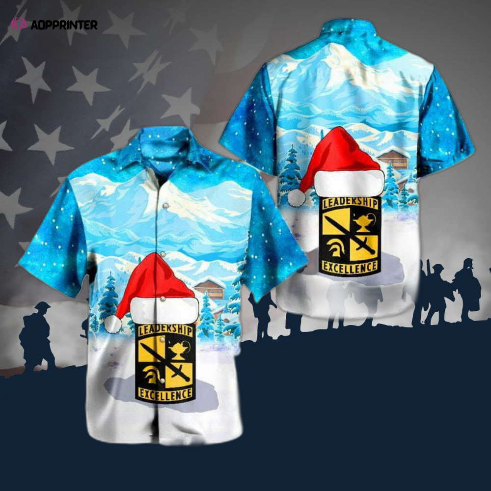 Stylish US Army Cadet Command ROTC Hawaiian Shirt – Military-Inspired Fashion