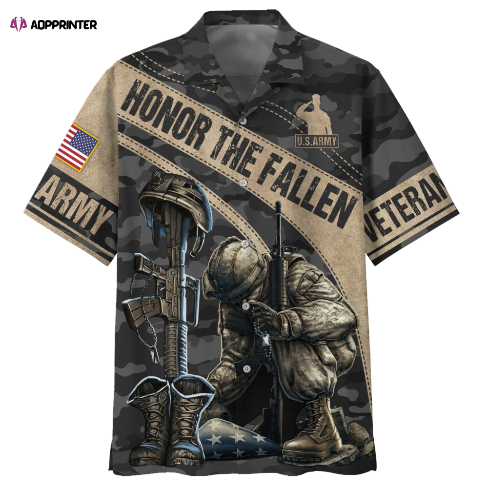 US.Army Honor The Fallen Hawaiian Shirt