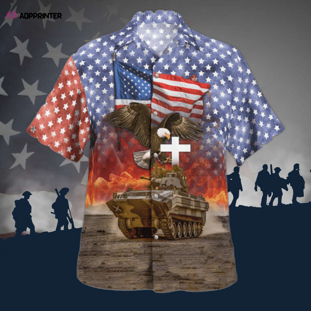 Us Army M113-Osv 4Th Of July Hawaiian Shirt