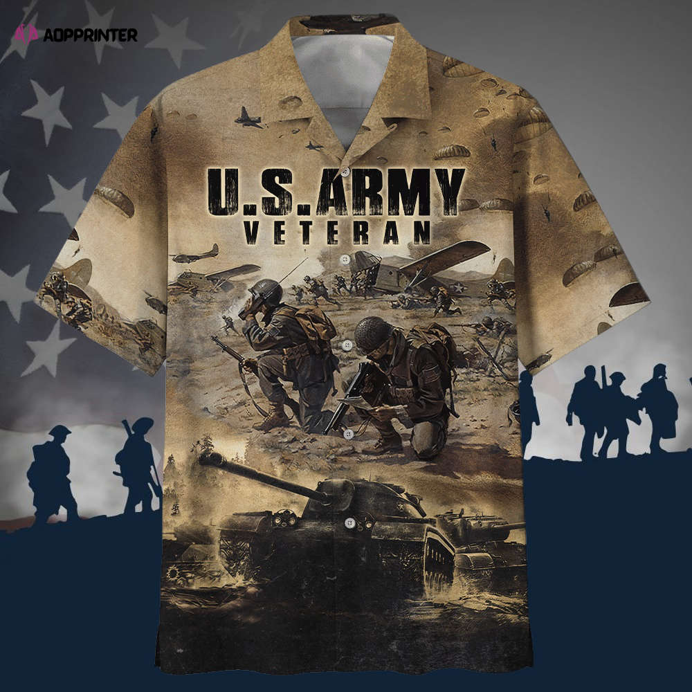 US Army Veteran Hawaiian Shirt