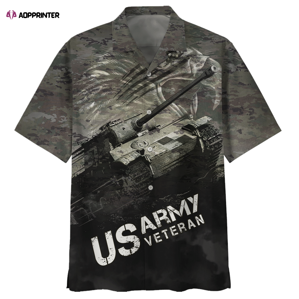 Us Army Veteran In War Hawaiian Shirt