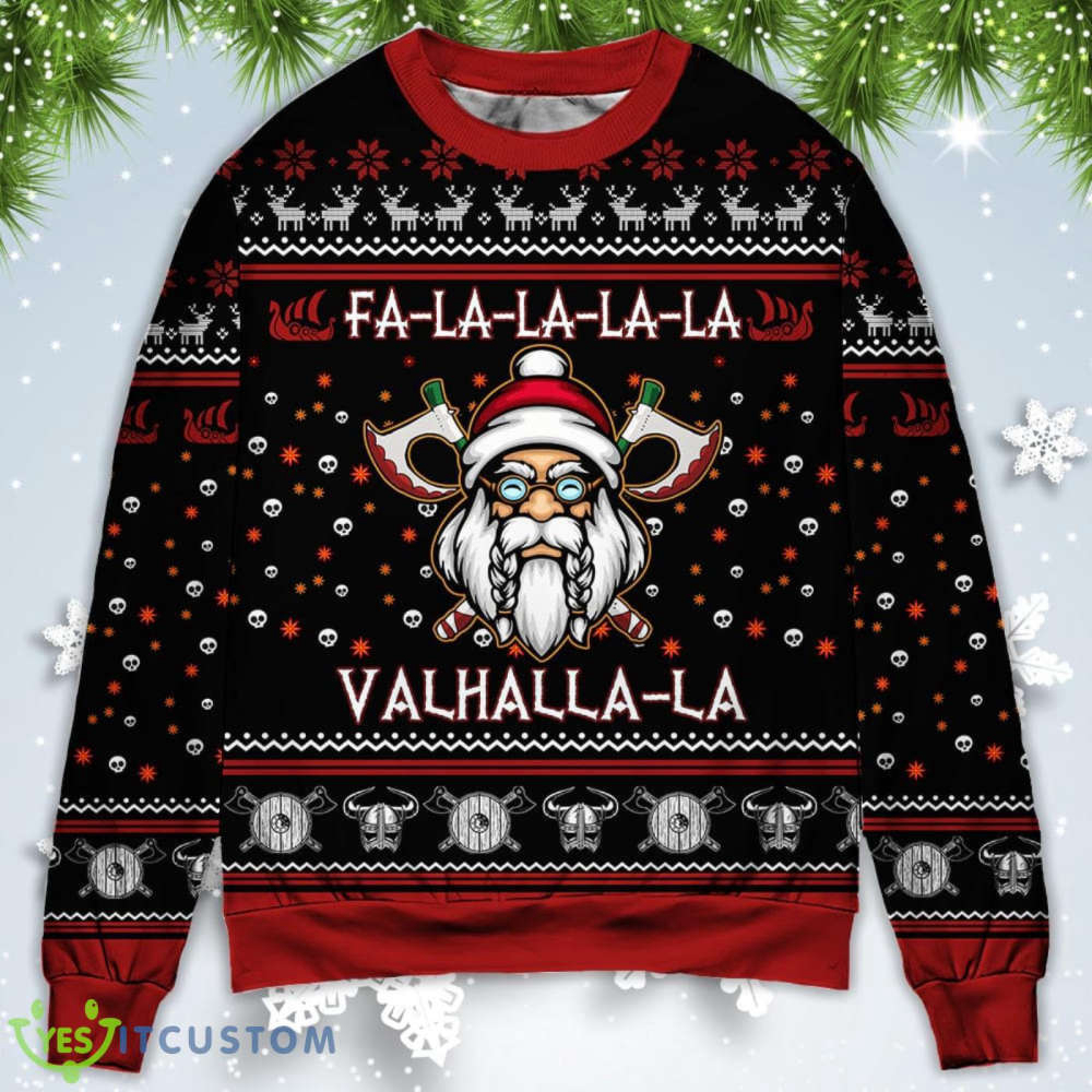 Viking Valhalla Christmas Sweatshirt Sweater