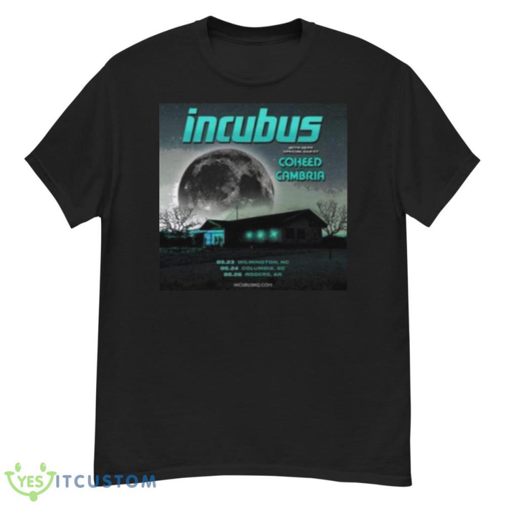 Incubus 2023 With Coheed And Cambria May 23 24 And 26th Poster Shirt