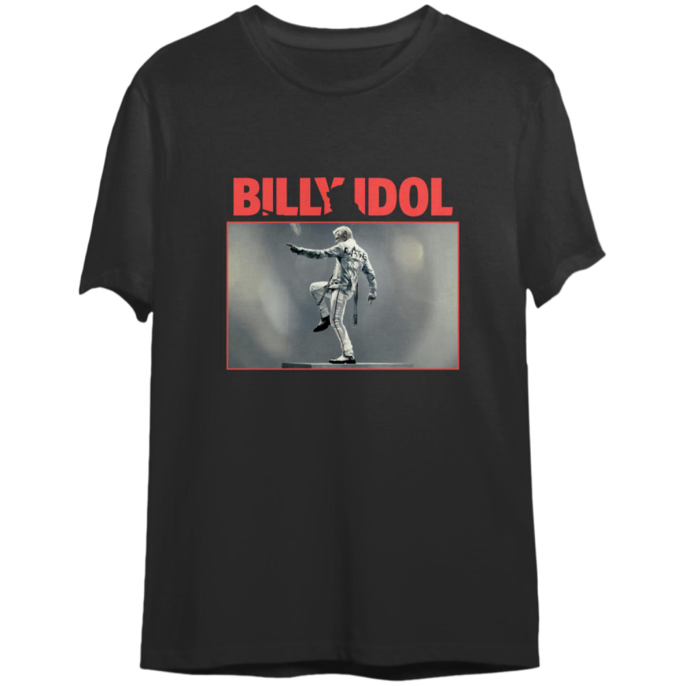 Billy Idol Tour 2023 Unisex 2-Side T-Shirt, Billy Idol Tour 2023 Shirt