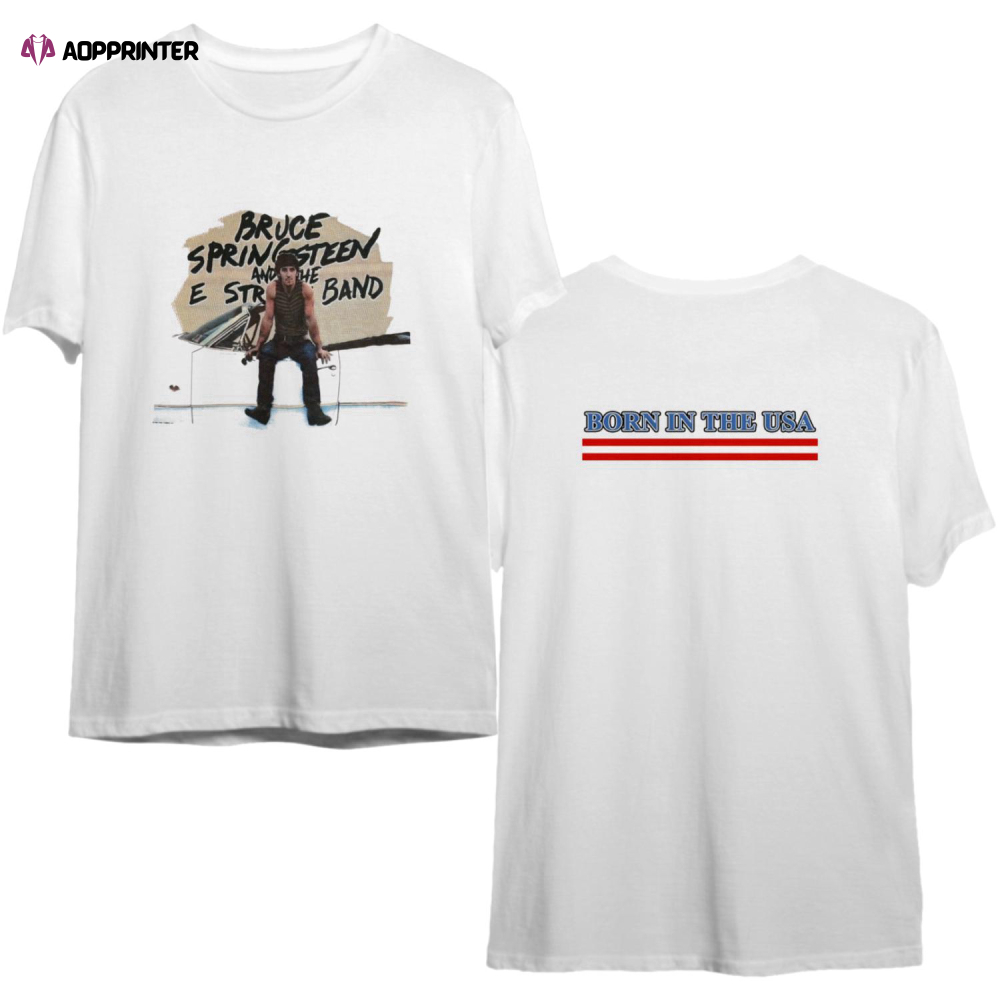 1984 BRUCE SPRINGSTEEN Vintage Concert 84 USA Tour T-Shirt