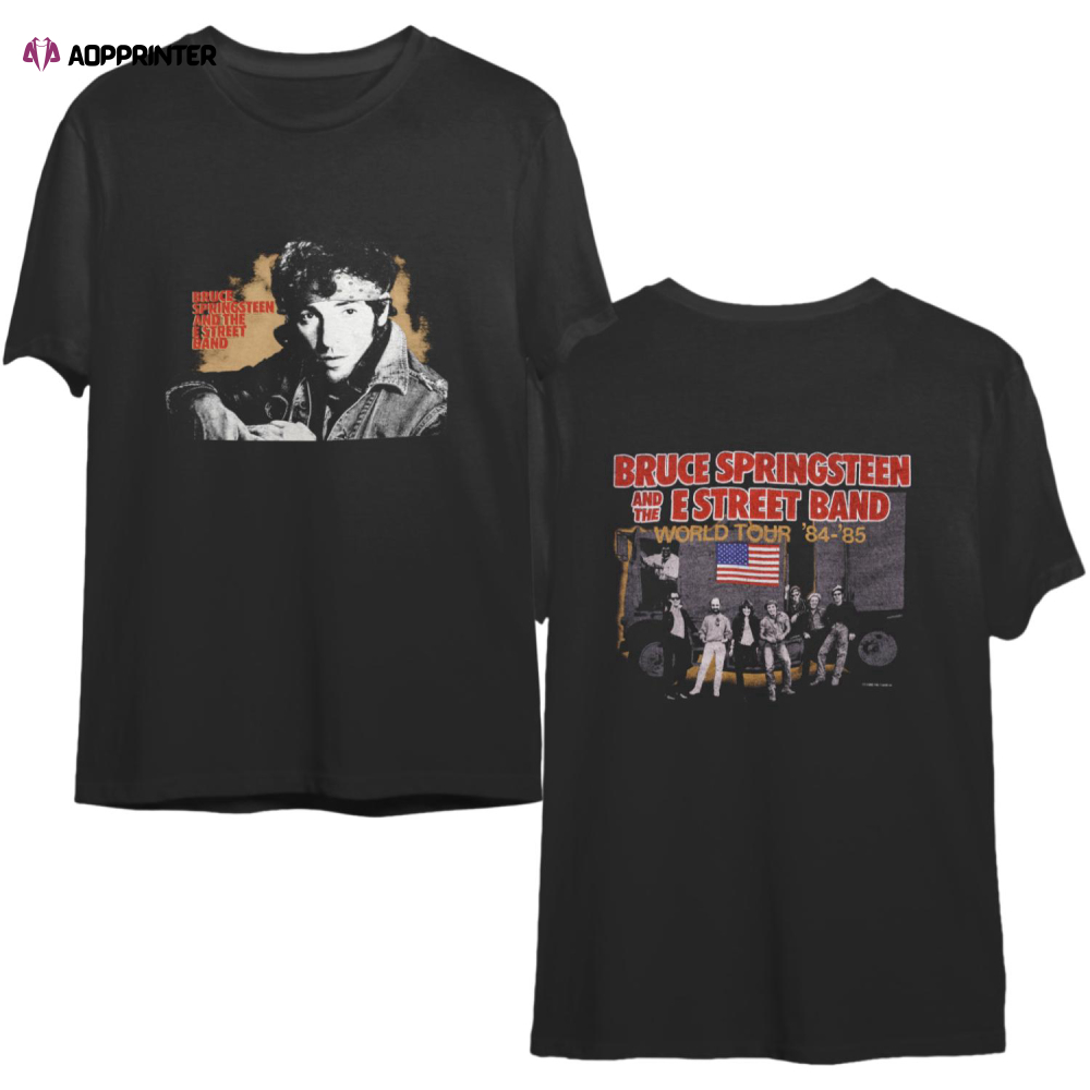 1985 Bruce Springsteen Tour Shirt - Aopprinter