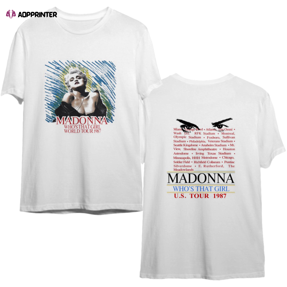 Madonna The Celebration Tour 2023 Shirt, Madonna Double sided shirt