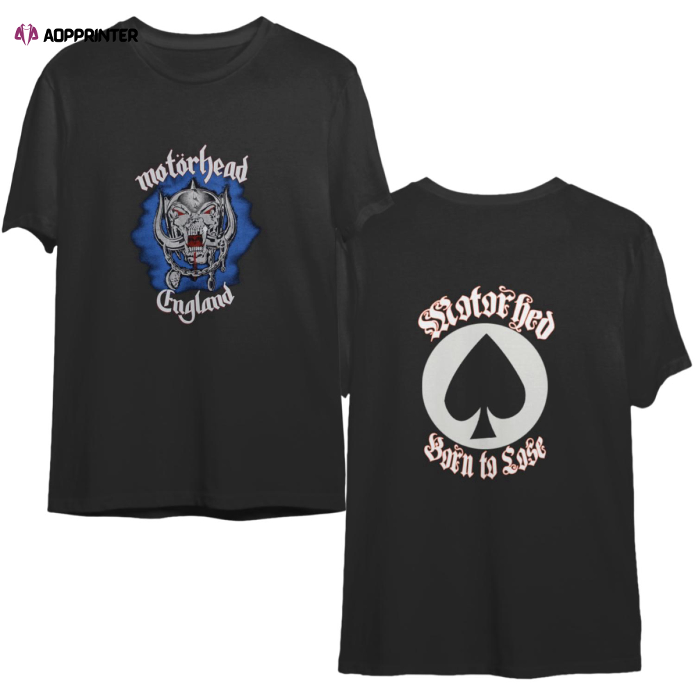 1987 Motorhead “Born To Lose” Vintage Tour band Rock Shirt