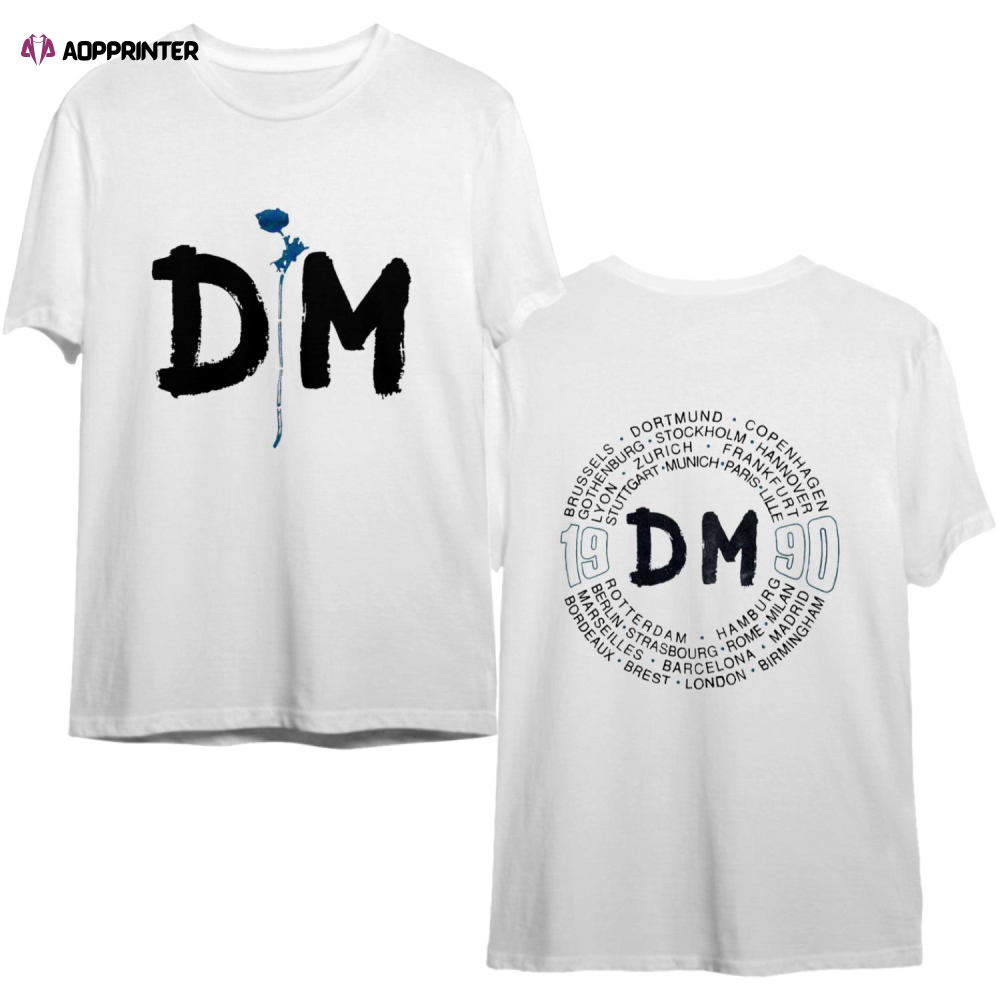 T-shirt Donna Depeche Mode Bianca - Regular, Merch Ufficiale
