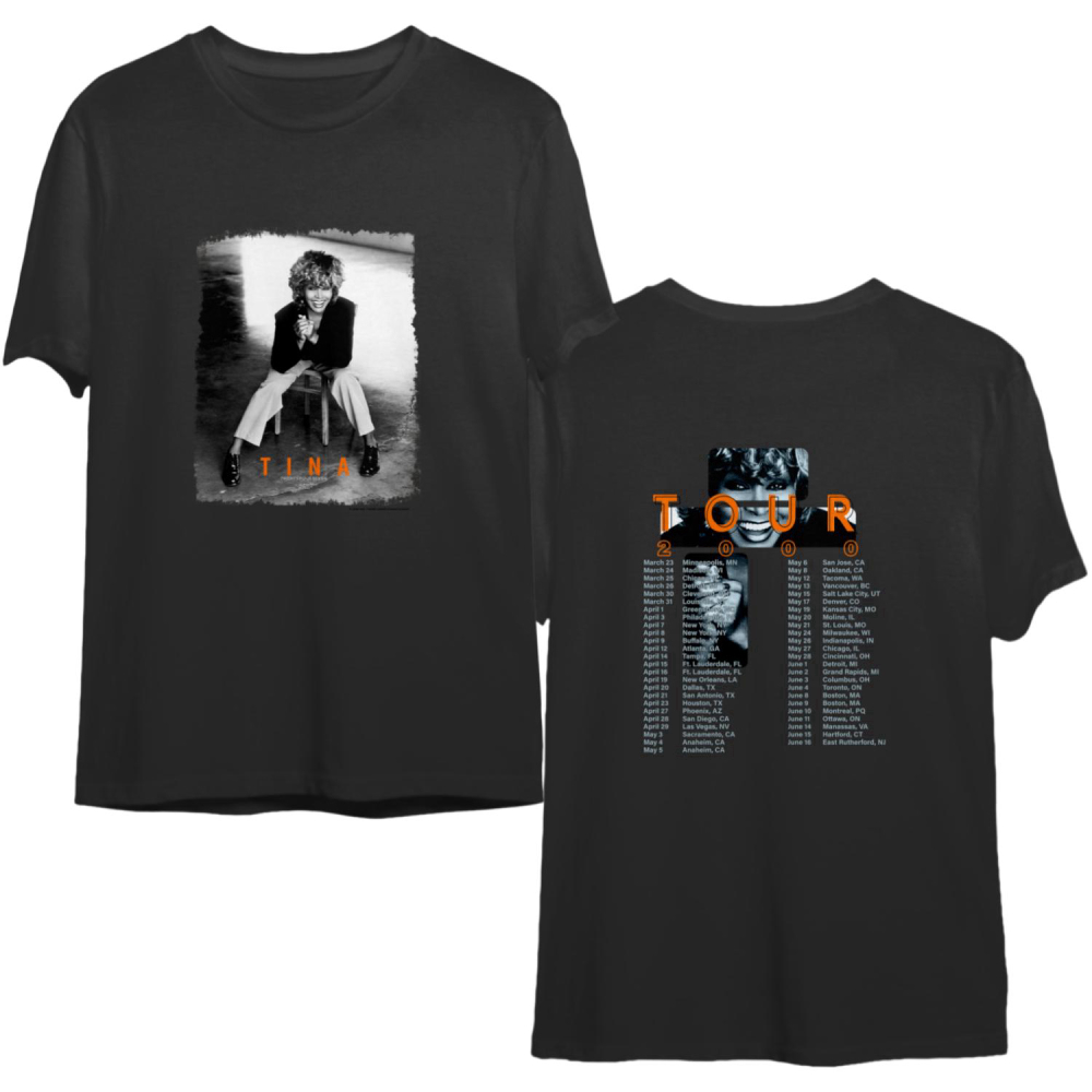 2000 Tina Turner 24/7 Tour T-Shirt