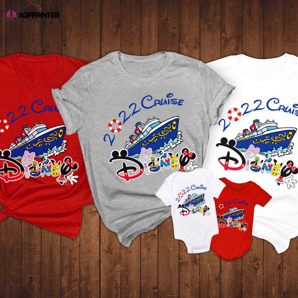 2022 Cruise Disney Matching Family T Shirt