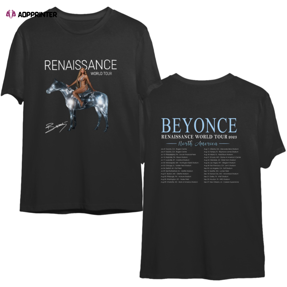 2023 Beyonce Renaissance North Ame^rican Tour T-Shirt