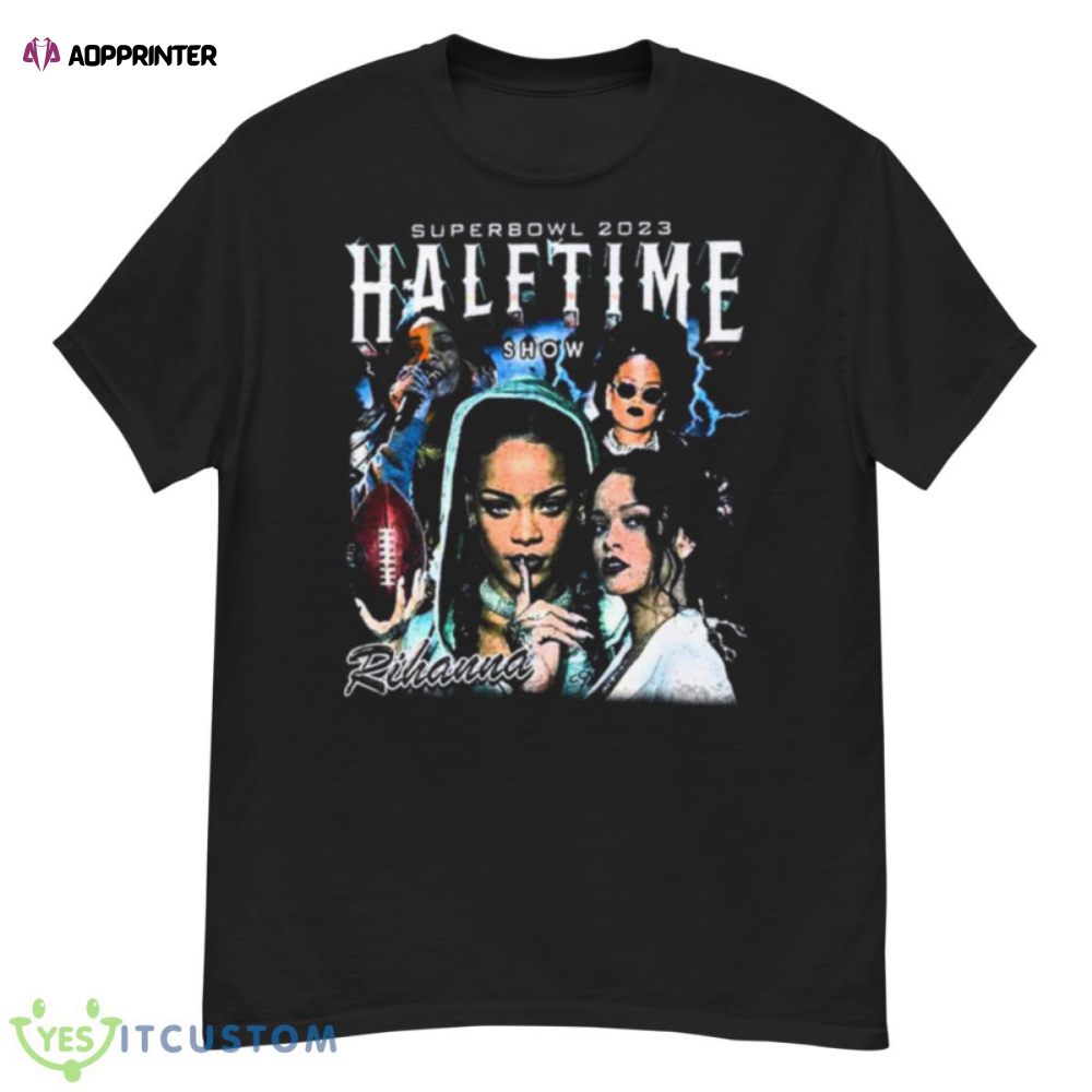 2023 Rihanna LVII Bowl Halftime Show American Football Vintage Shirt