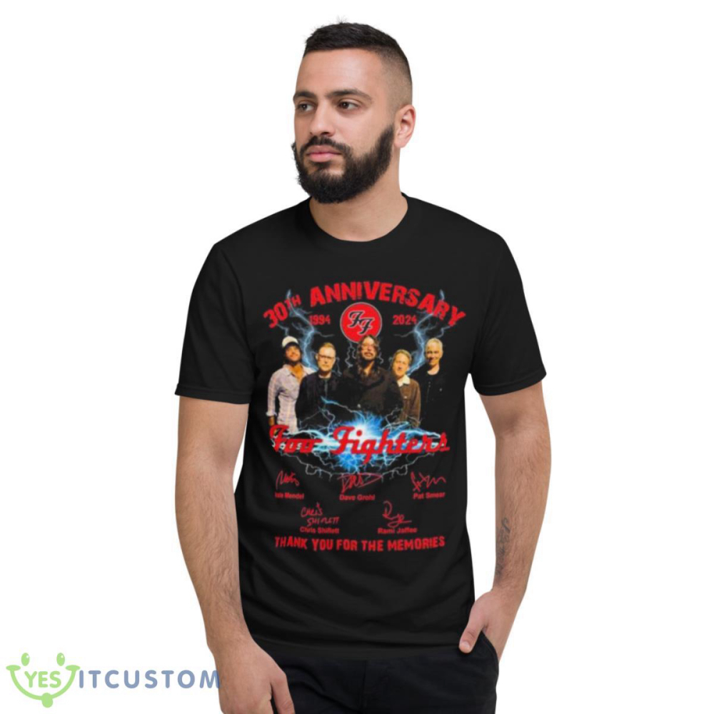 30th Anniversary 1994 2024 Foo Fighters Thank You For The Memories Signatures Shirt