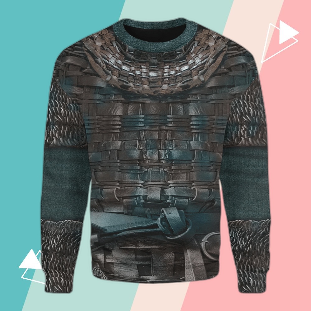 Viking Skull Camo All Over Crewneck Sweatshirt For Men & Women Hp1374A