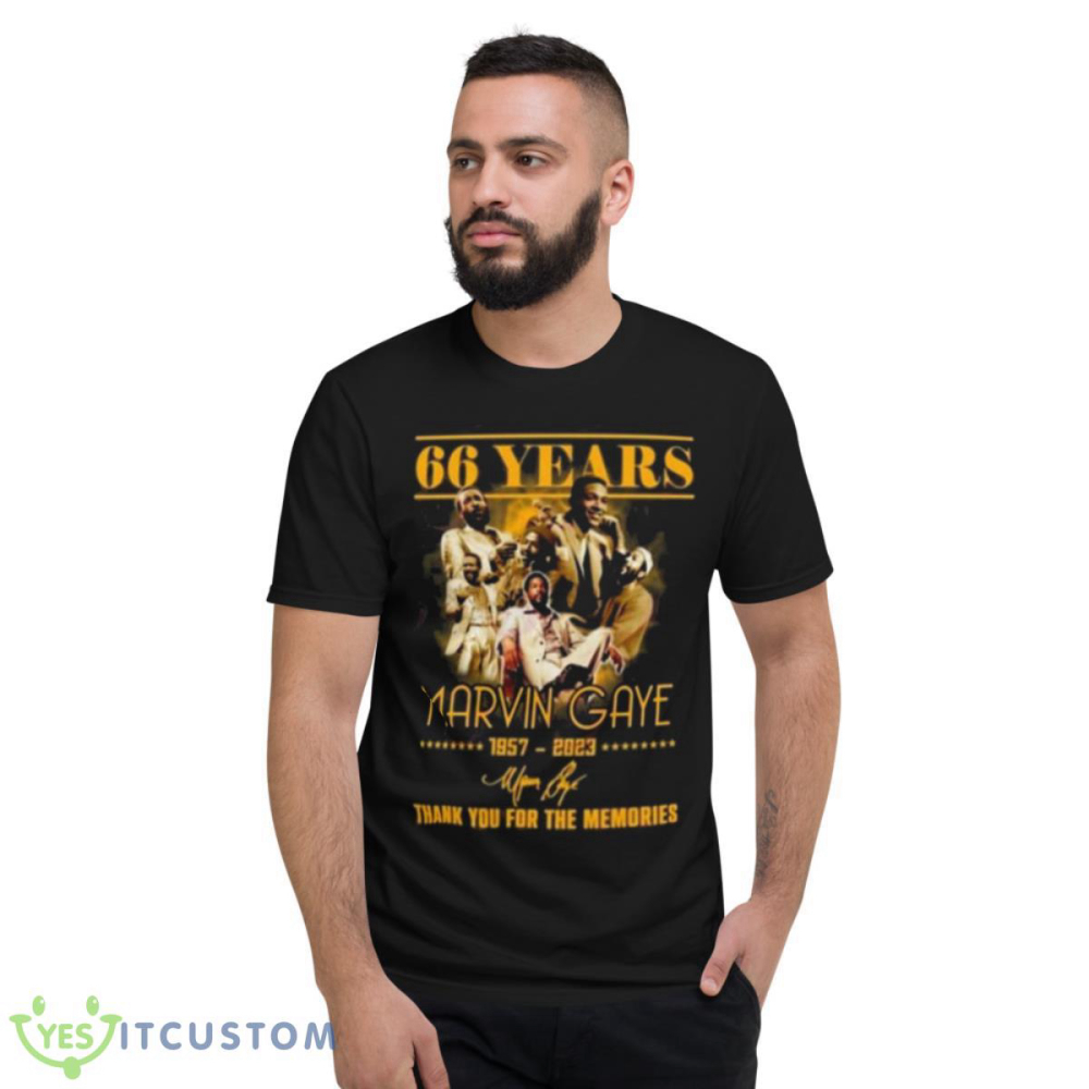 66 Years Marvin Gaye 1957 2023 Thank You For The Memories Signatures Shirt