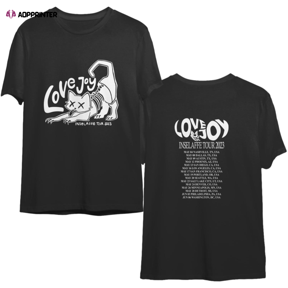 Across The Pond Tour 2023 Shirt, Lovejoy Concert 2023 Shirt