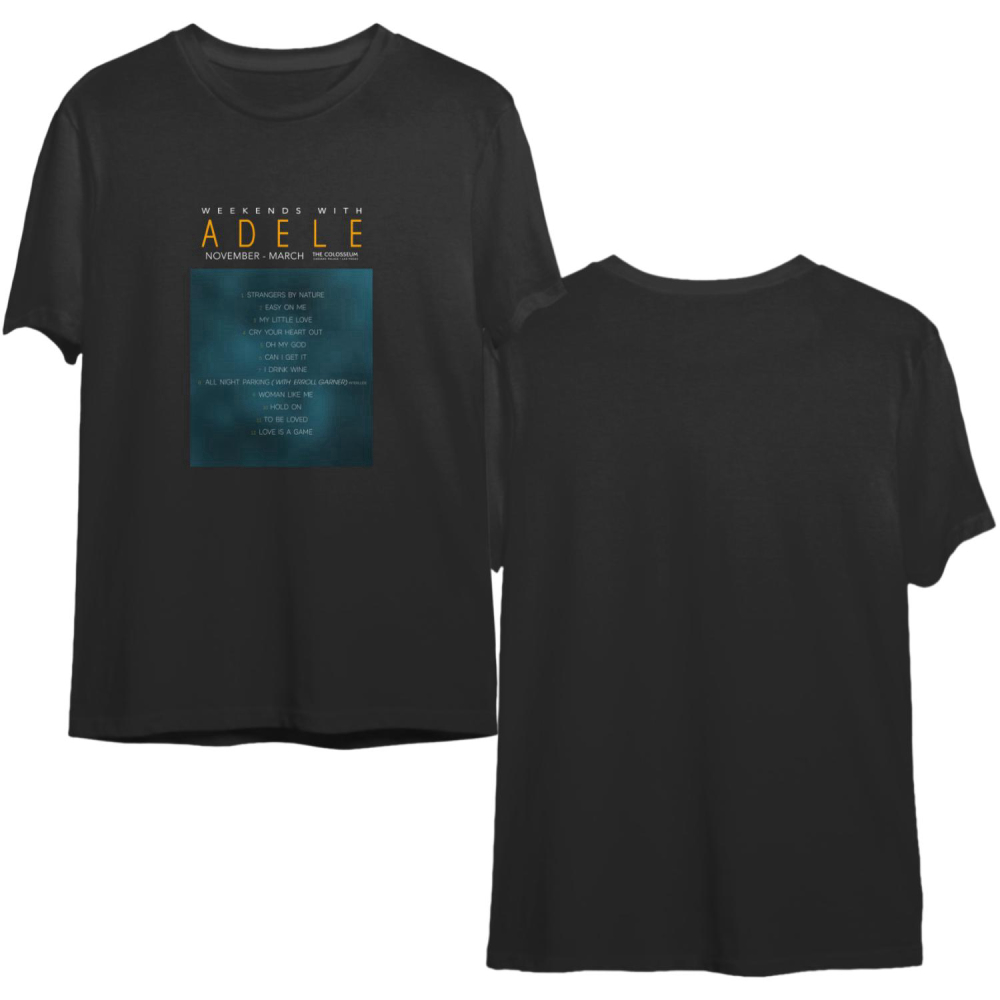Adele Tour 2022-2023 , Weekends with Adele Concert Shirt, Adele Shirt T-shirt