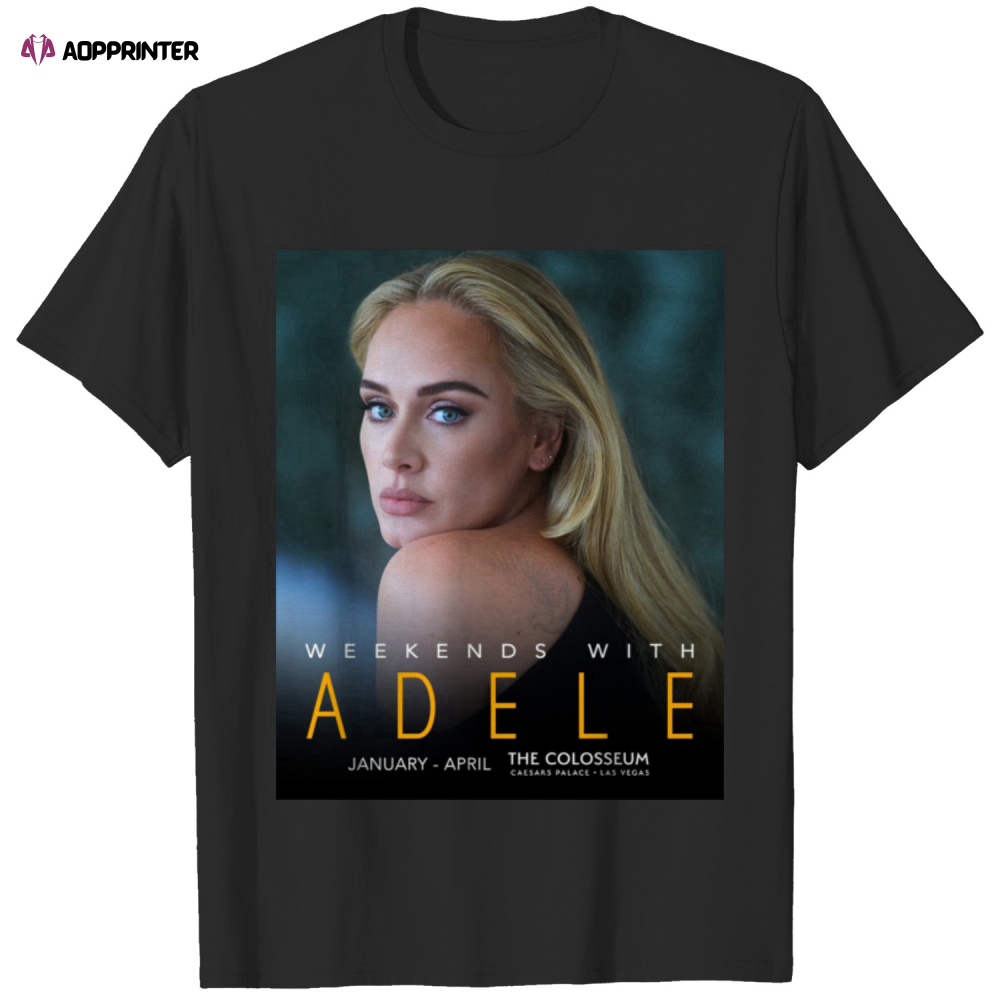 Adele Tour 2022-2023 , Weekends with Adele Concert Shirt