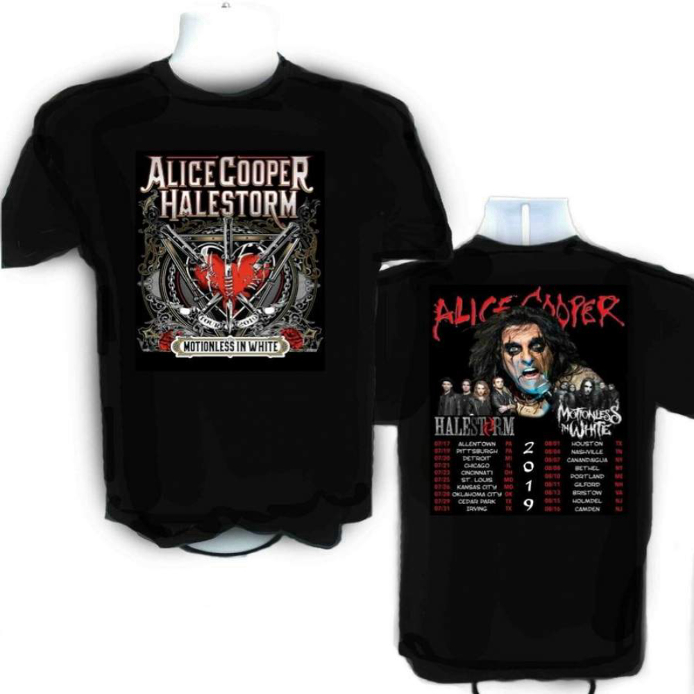 Alice Cooper Shirt Halestorm 2019 Concert Tour T-Shirt