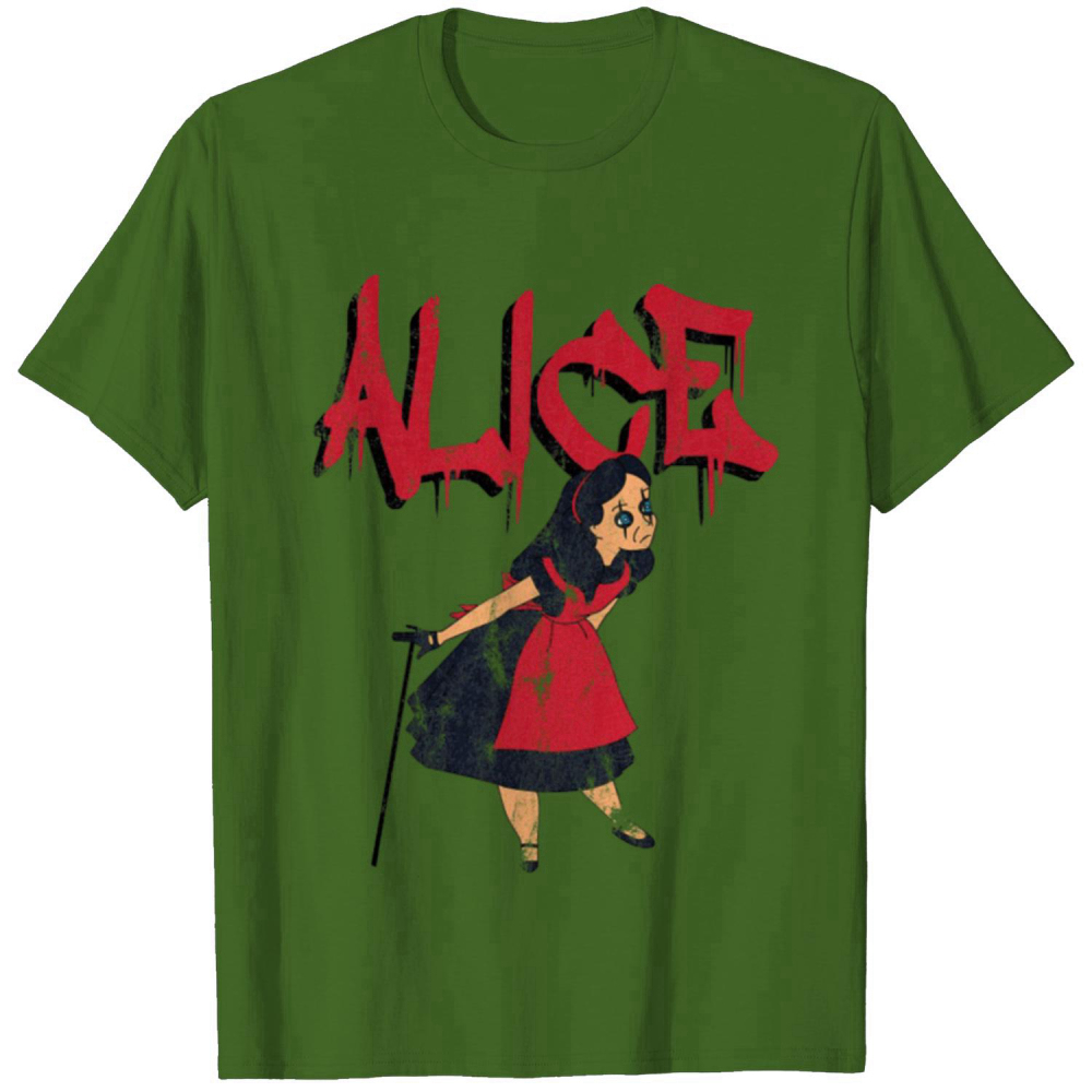 Alice In Wonderland Vs Alice Cooper – Alice Cooper – T-Shirt