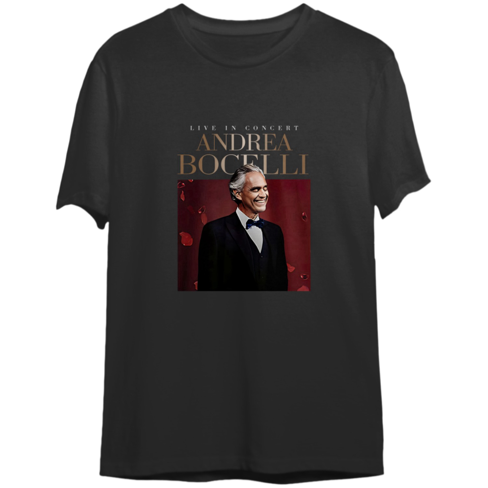 Andrea Bocelli Valentine and Spring Tour 2023 Shirt