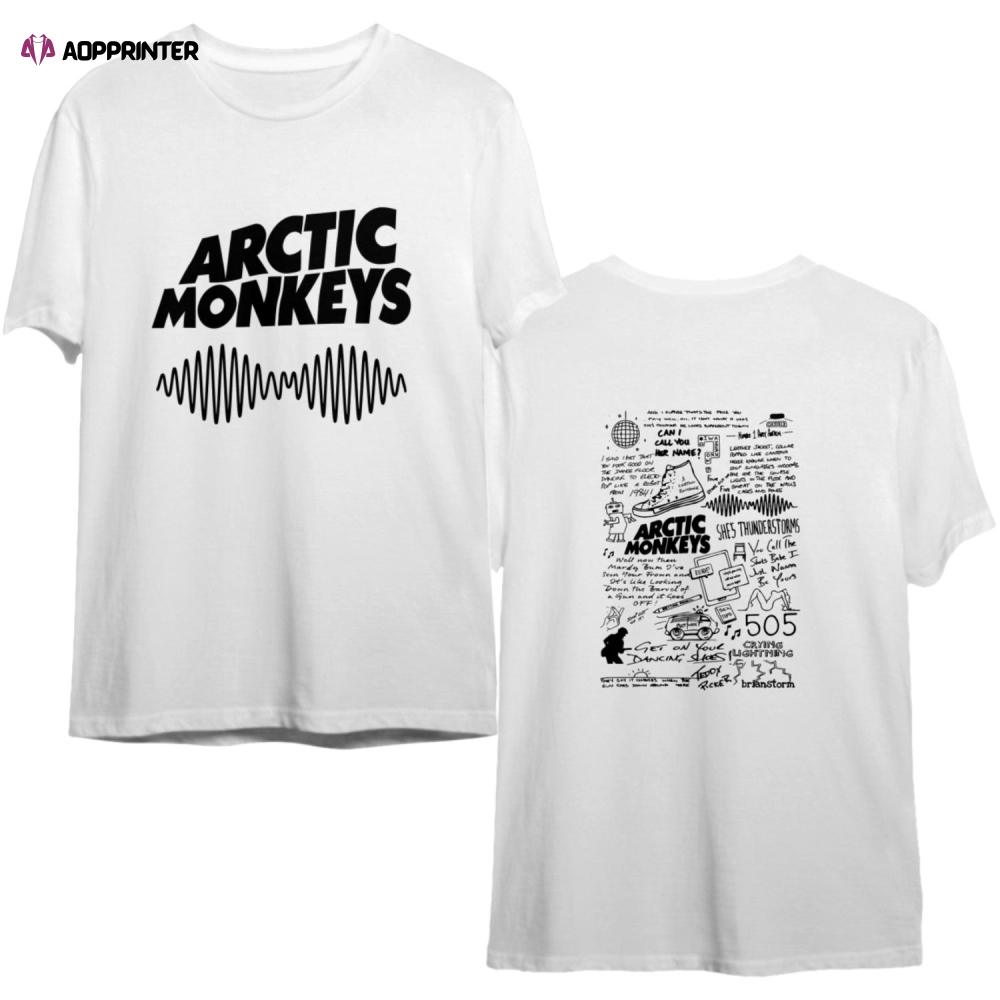 Arctic Monkeys Band Shirt, Arctic Monkeys Lyric Shirt, Arctic Monkeys Merch