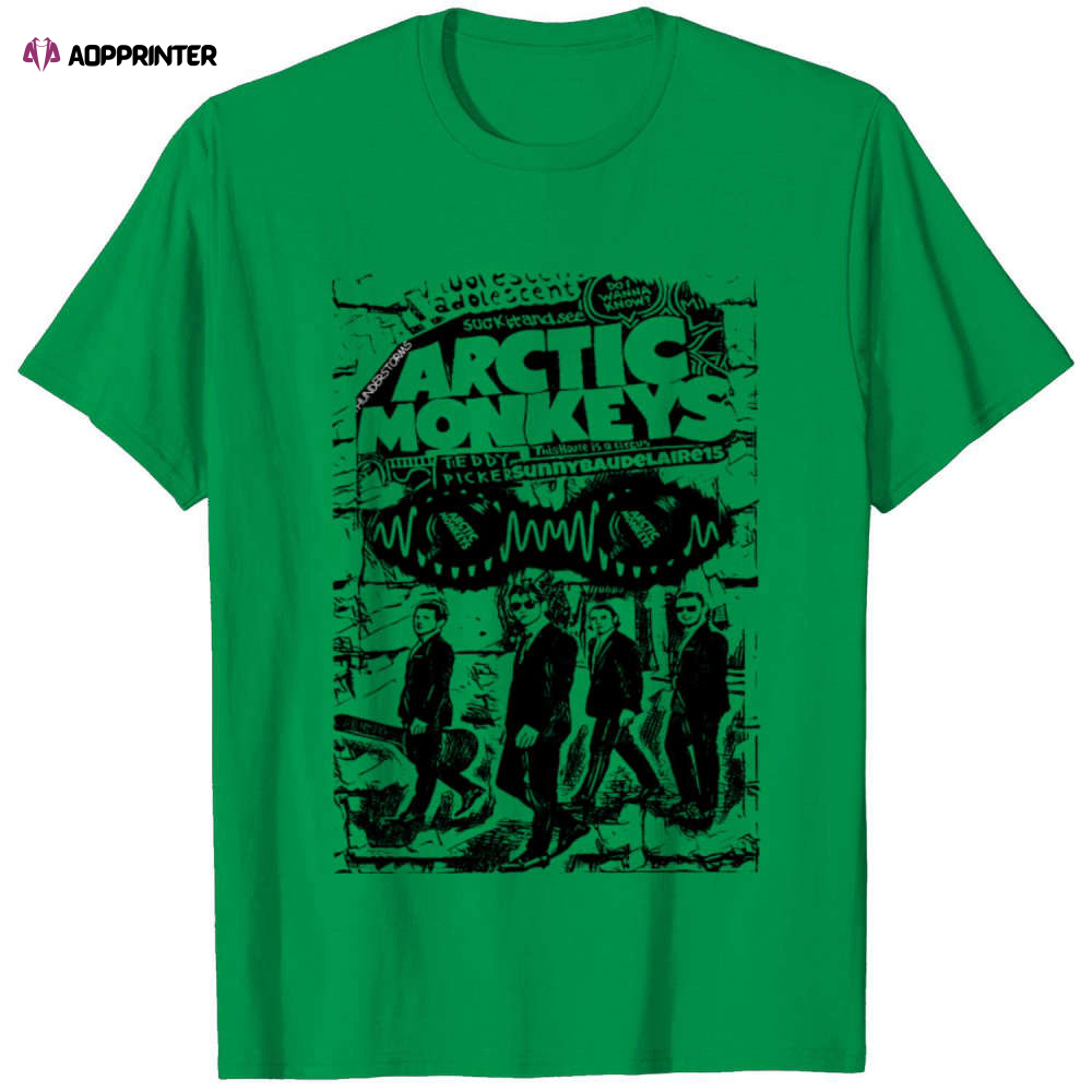 Arctic Monkeys Band T-shirt | Arctic Monkeys Lyric Shirt | Artic Monkeys