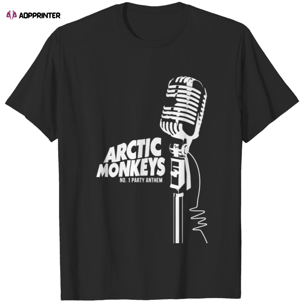 Arctic Monkeys Microphone – Arctic Monkeys Merch – T-Shirt