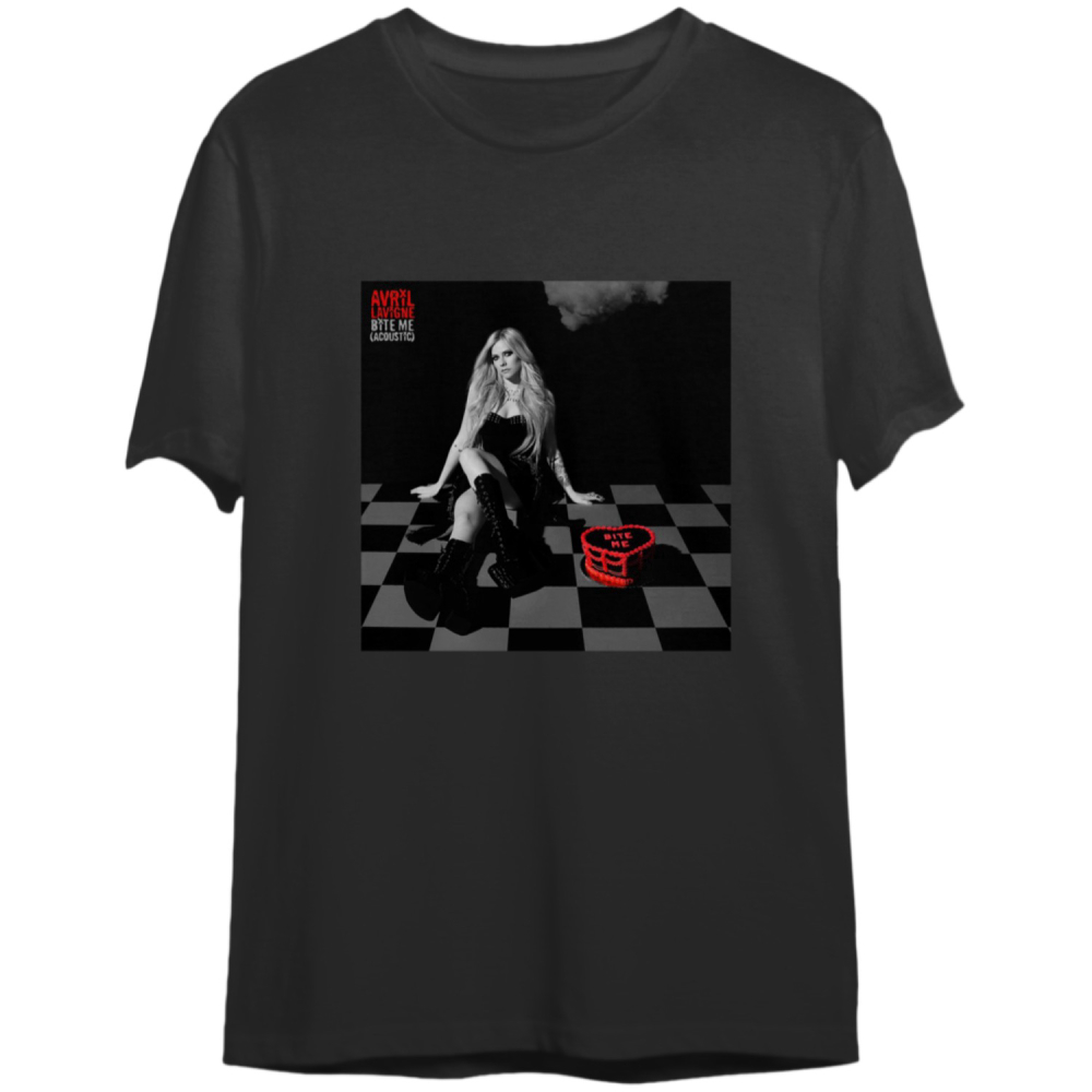 Avril Lavigne T-Shirt,Avril Lavigne bite me tour 2022 T-Shirt, Ramona Lavigne Shirt, Pop Punk Queen Shirt