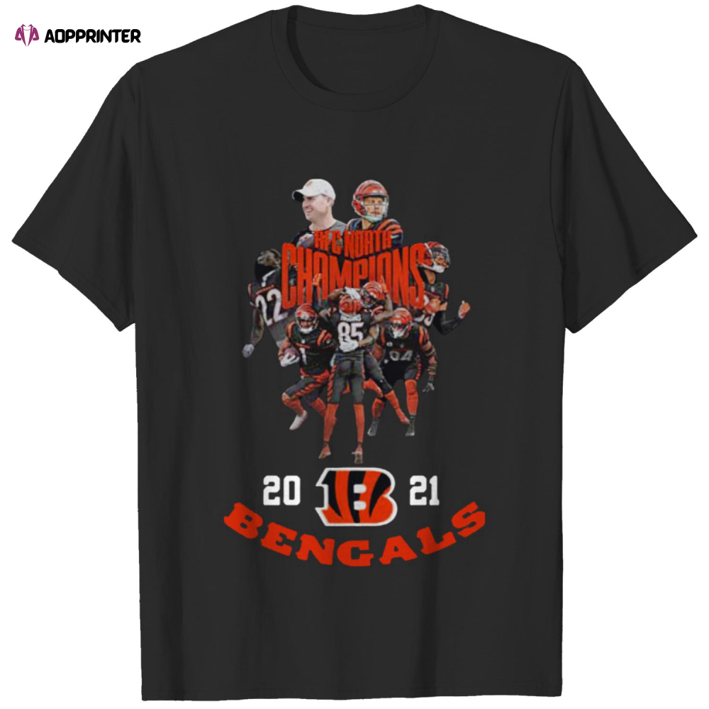 Awesome AFC North Champions 2021 Cincinnati Bengals T-Shirt