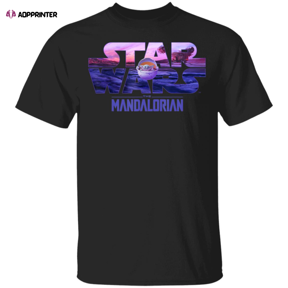 Baby Yoda T-Shirt Star Wars The Mandalorian The Child Long Sleeve