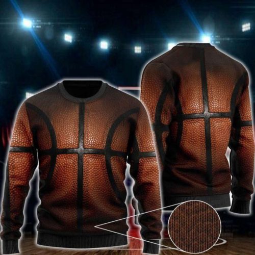 Basketball Lover Ugly Christmas Sweater For Men & Women Adult US4350