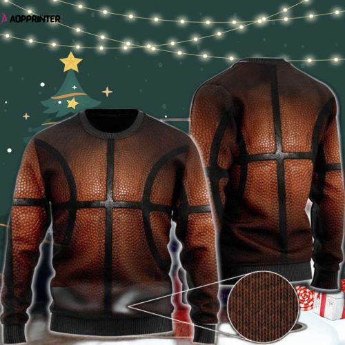 Basketball Lover Ugly Christmas Sweater For Men & Women Adult US4350