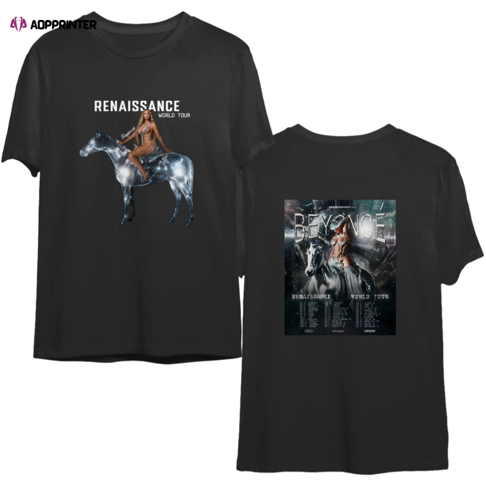 Beyonce Concert Tshirt | Renaissance Tour Tshirt | Beyonce Graphic Tee