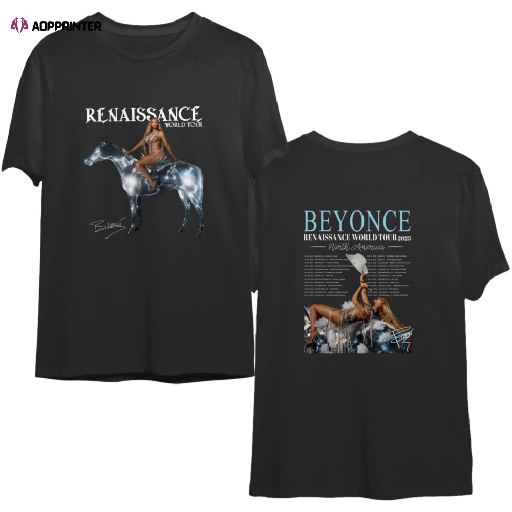 Beyonce Renaissance Tour 2023 T-shirt, Beyonce Tee, Renaissance New Album T-shirt
