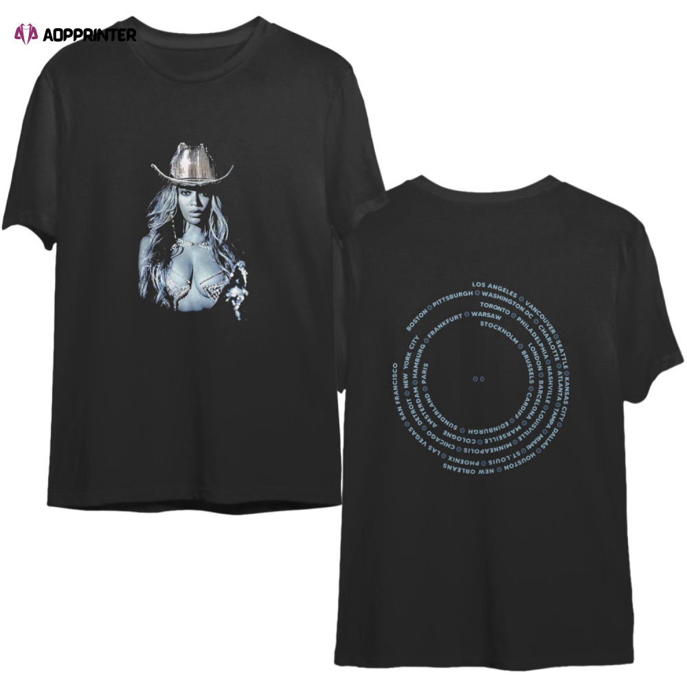 Beyonce Merch T-Shirt, Beyonce Shirt, Music T-Shirt, Concert Fan Shirt