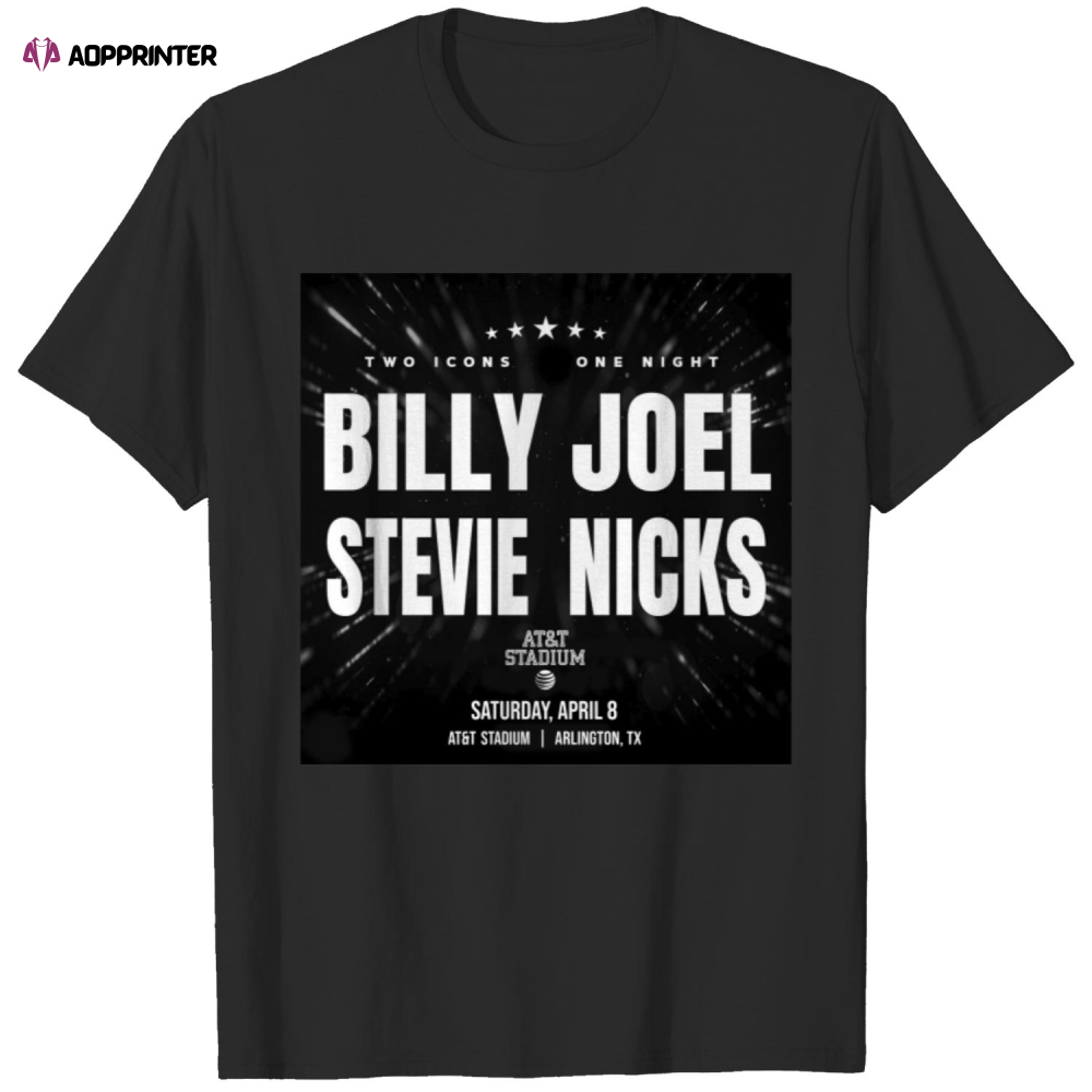 Billy Joel n Stevie Nicks Tour 2023 Shirt