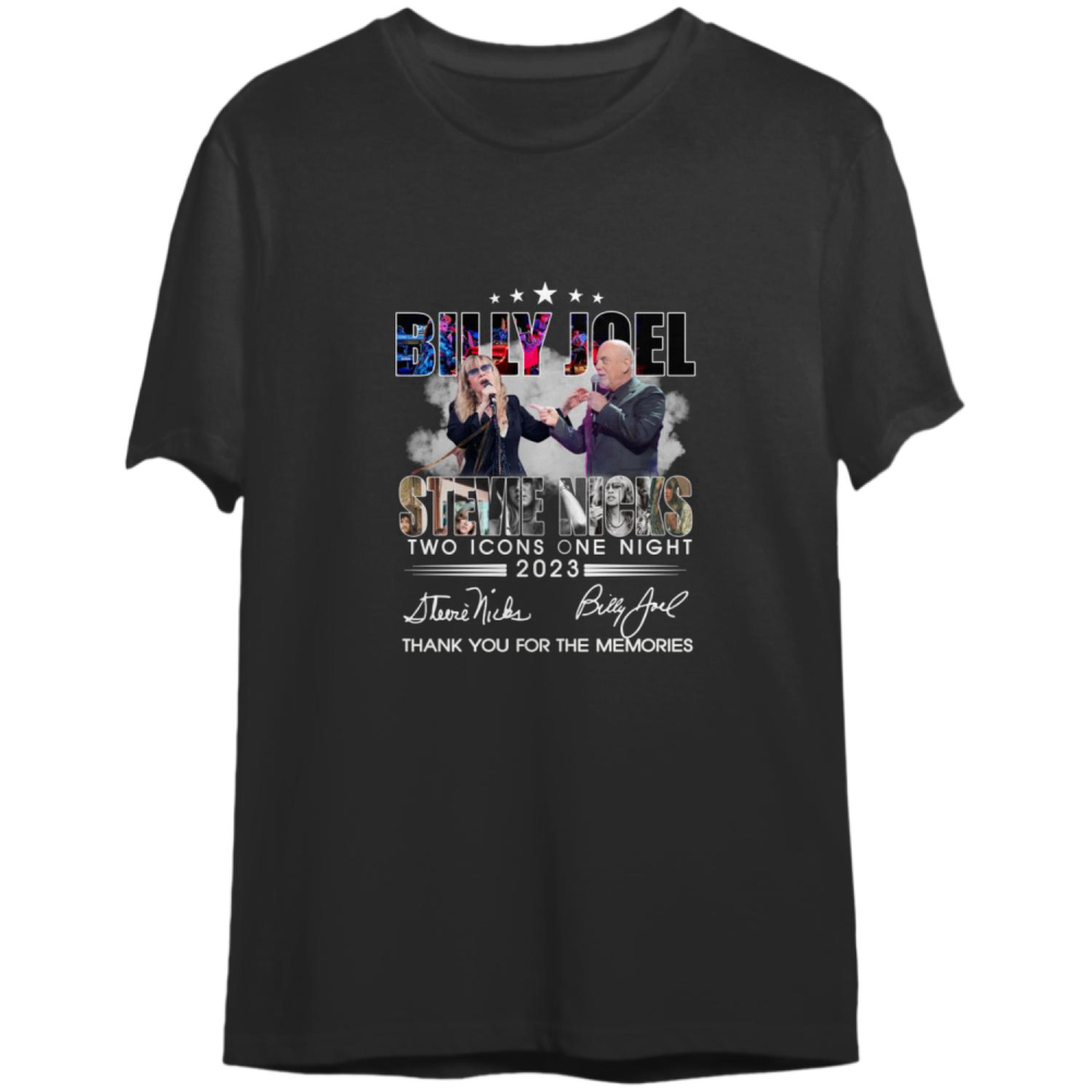 Billy Joel Stevie Nick Tour Shirt