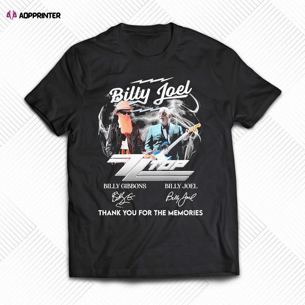 Billy Joel Best Albums Set List Vintage Double Sided T-Shirt