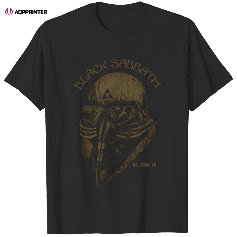 Black Sabbath 1978 Tour Ozzy Osbourne Rock Tee T-Shirt