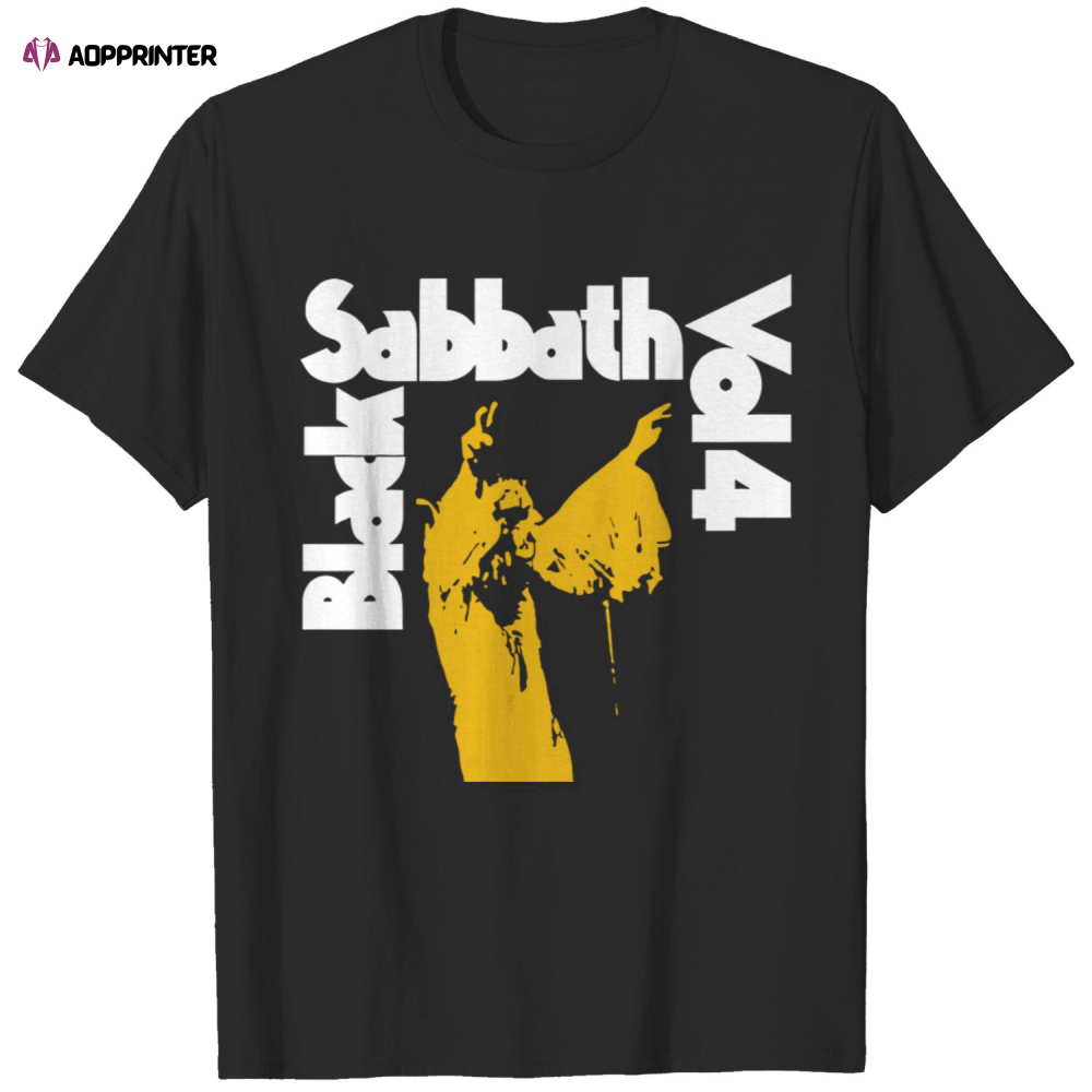 Black Sabbath Vol. 4 Vintage Coal T-Shirt