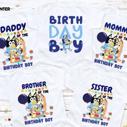 Bluey Rad Dad T Shirt Bluey And Bandit T-shirt