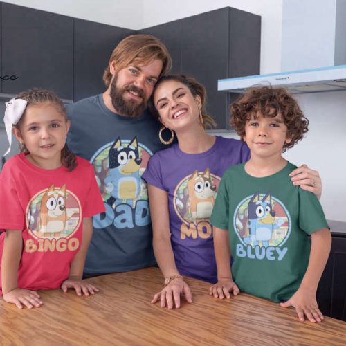 Bluey Family Birthday Shirt, Bluey Matching Shirts