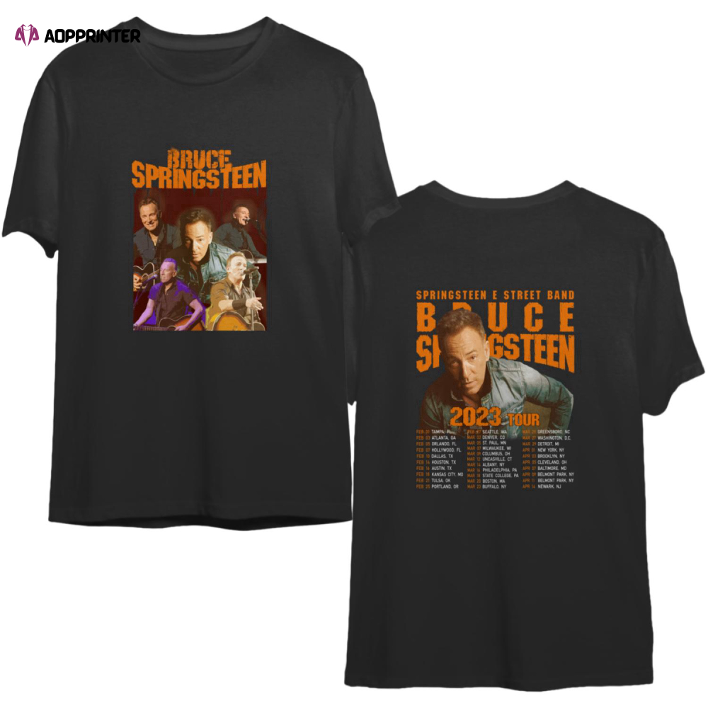 Bruce Springsteen 2023 Tour Merch, E Street Band Tour T-Shirt