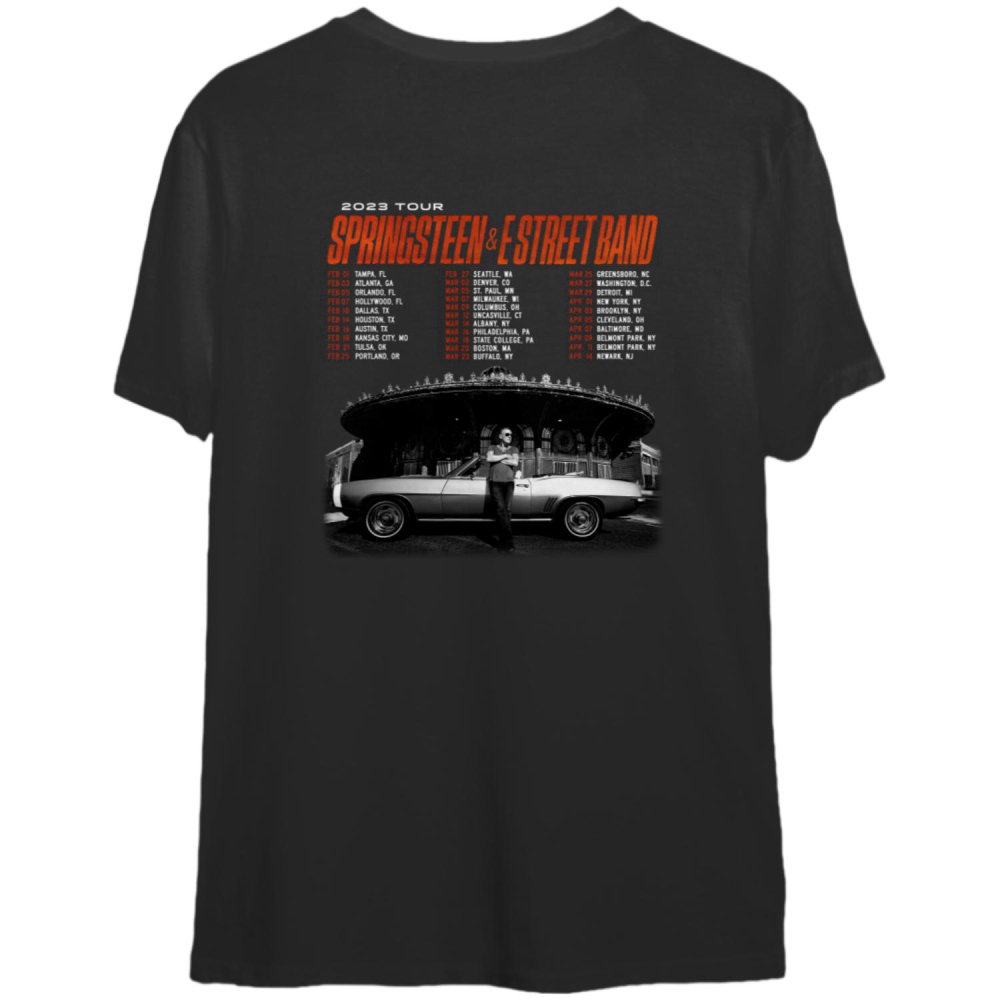 Bruce Springsteen 2023 Tour Shirt, Springsteen And The E Street Band Shirt
