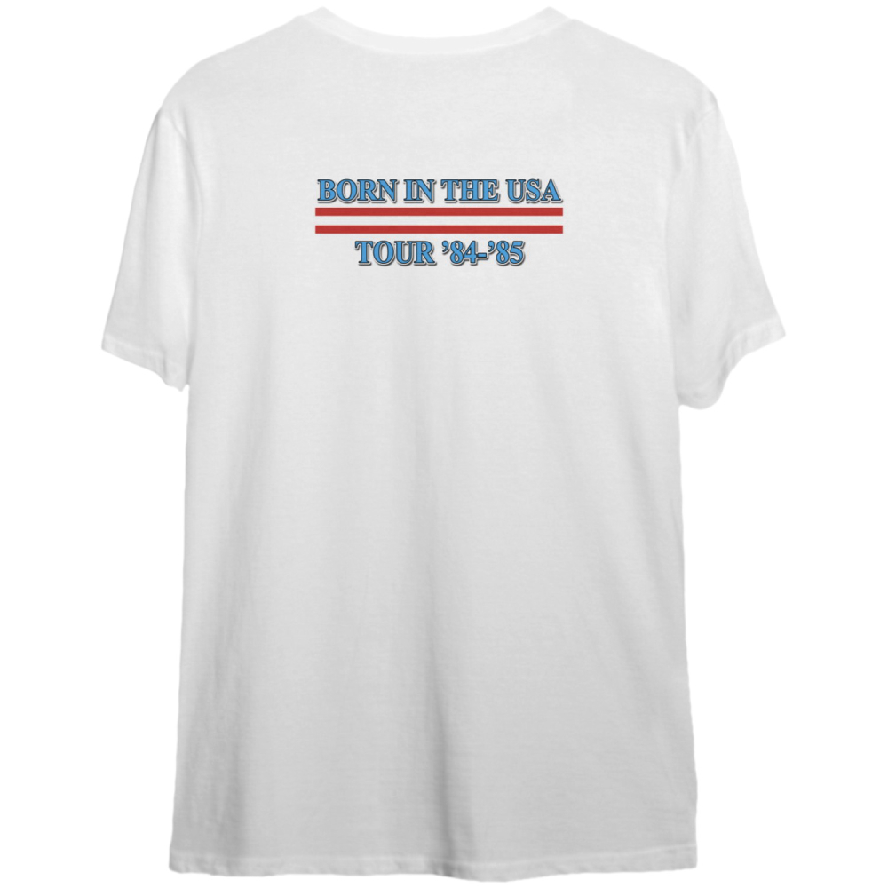Bruce Springsteen and E Street Band Born in USA Tour 84-85 T-Shirt, Bruce Springsteen Shirt, Rock Band Tee